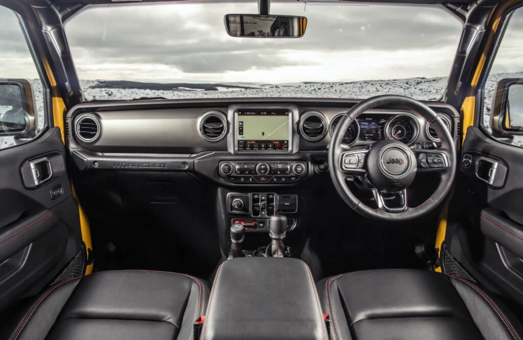 Jeep front end showing up again. The two air vents on both sides of the radio deck clearly resemble the front end grille block and the two