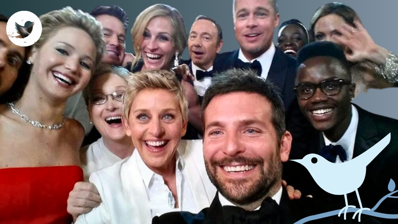 A-listers at the Academy Awards: Meryl Streep, DeGeneres, Brad Pitt, Kevin Spacey, Julia Roberts, Angelina Jolie and Lupita N'yongo