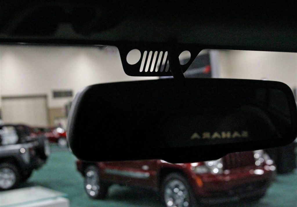 You can also spot one right above the rear view mirror on most Jeeps.