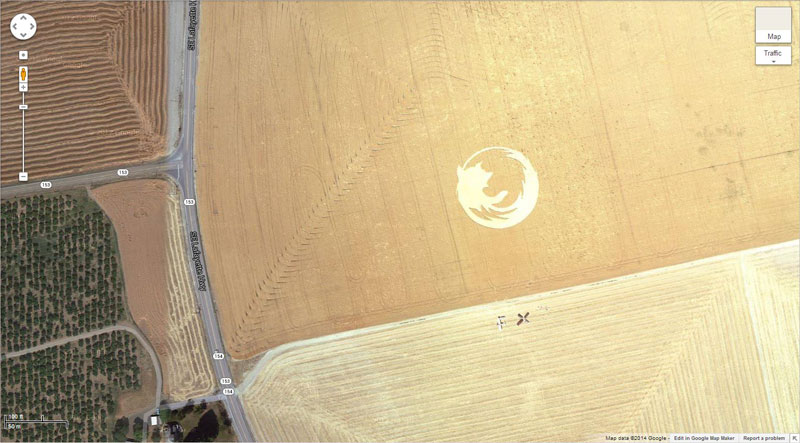 Firefox Logo 45° 7’25.87″N 123° 6’48.97″W Dayton, Oregon, USA