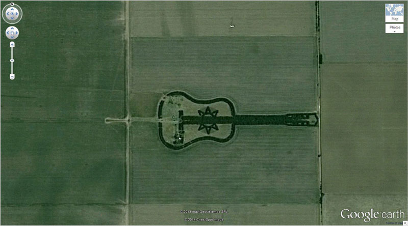 Guitar-Shaped Forest -33.867886, -63.987 Córdoba, Argentina