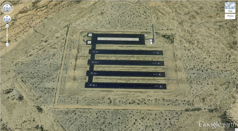 Random Multiple Landing Strips in the Desert. Guess Where? Yes, The Southwest Again. 32.663367, -111.487618 Eloy, Arizona, USA