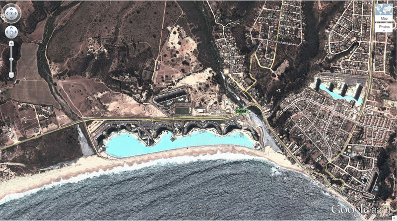 World’s Biggest Pool -33.350534, -71.653268 Algarrobo, Valparaíso, Chile.